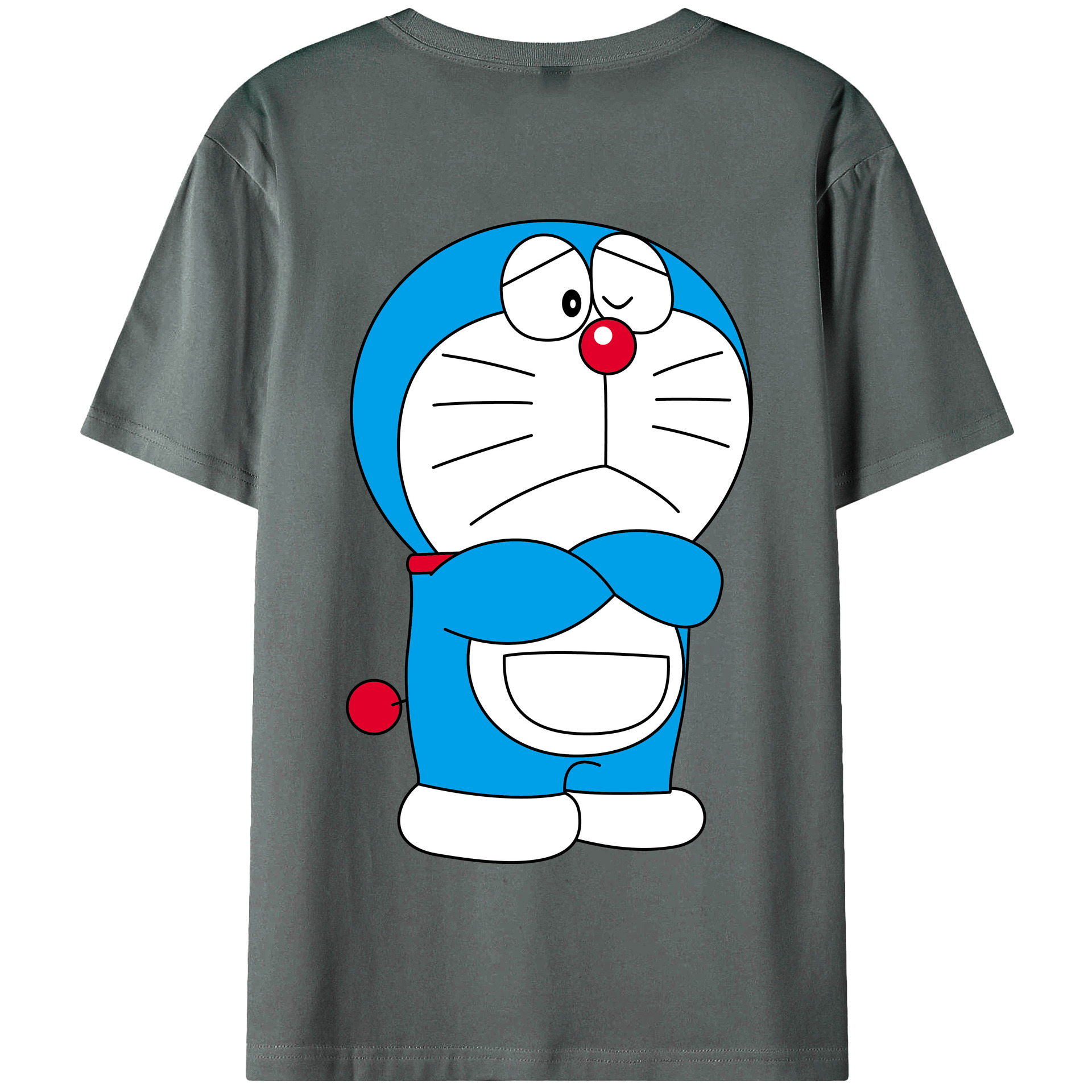 （画像用） ドラえもん Doraemon 綿100％半袖Tシャツ（背面プリント）
